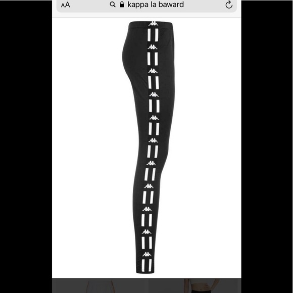 Kappa Pants - Kappa La Baward black leggings - size M - NWT